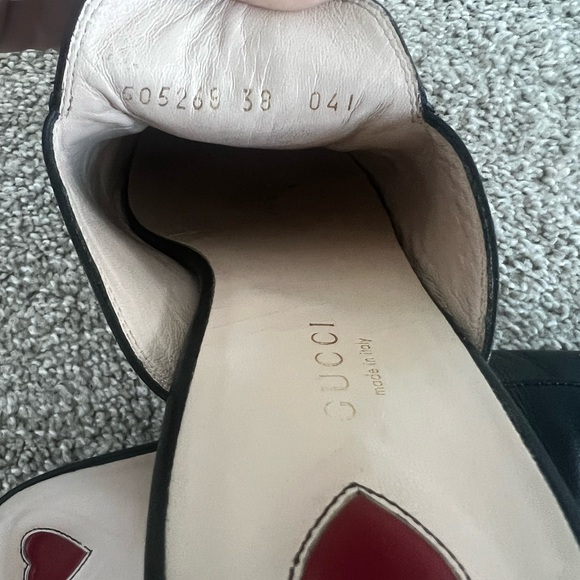 Gucci embroidered bee horsebit princetown slipper - Picture 4 of 7